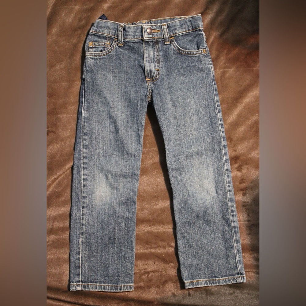 Wrangler Kids Straight Jeans in Blue Denim